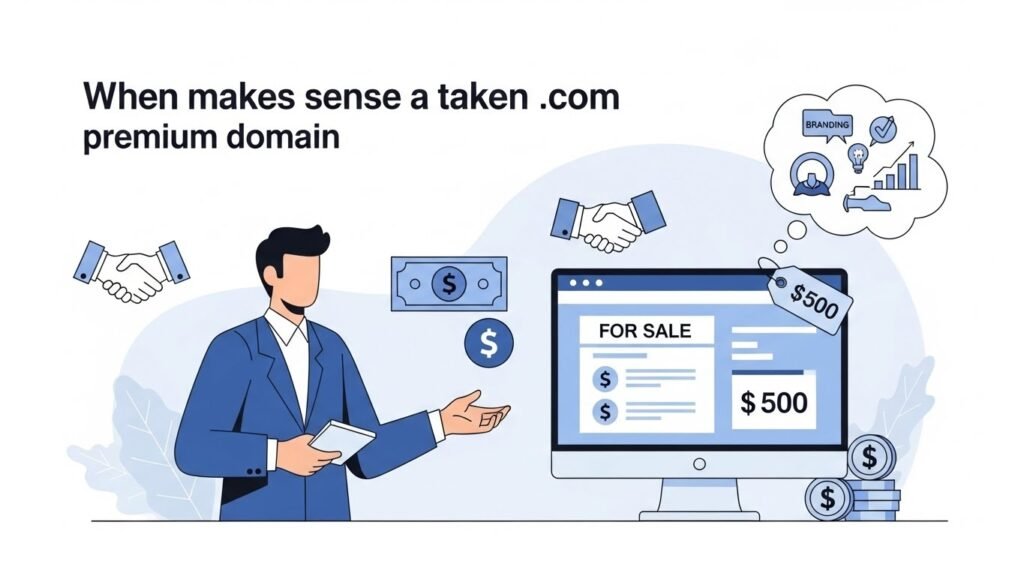 Why your .com domain is unavailable and what to do instead make sense