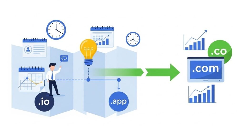 Why your .com domain is unavailable and what to do instead start with alternative domain